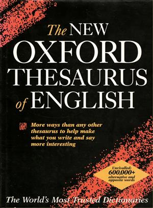 New Oxford Thesaurus of English
