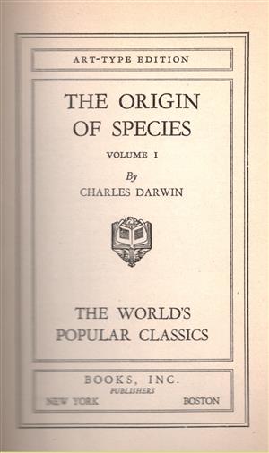 Origin of the Species Vol2
