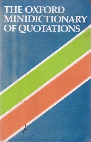 Minidictionary of Quotations