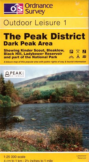 Peak District Outdoor Leisure 1 Map