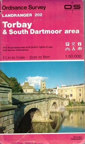 Torbay and South Dartmoor Landranger 202 Map