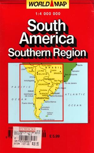 South Ameria South Region Map