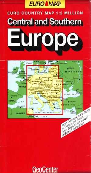 Europe Central and Southern Map